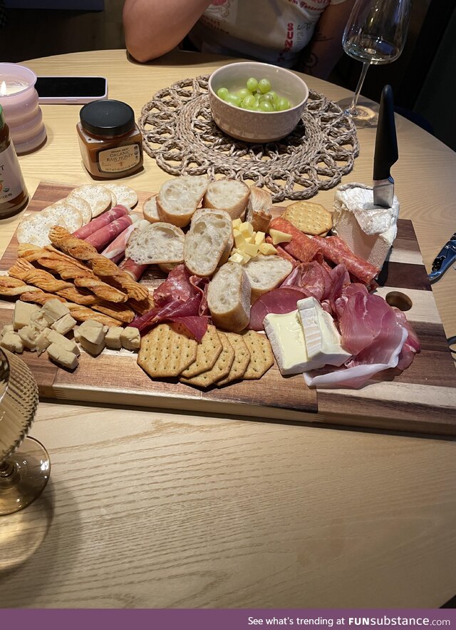 My very first charcuterie board!