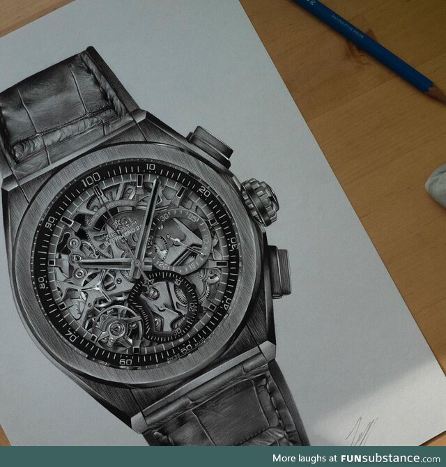A pencil drawing I completed last year! One of my most detailed illustrations to date
