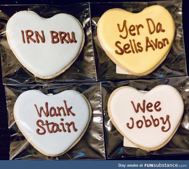 Had my aunt make my Scottish husband some ‘unique’ cookies