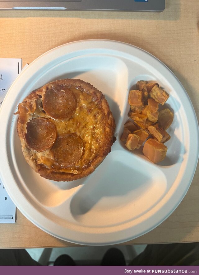 My school’s lunch for today