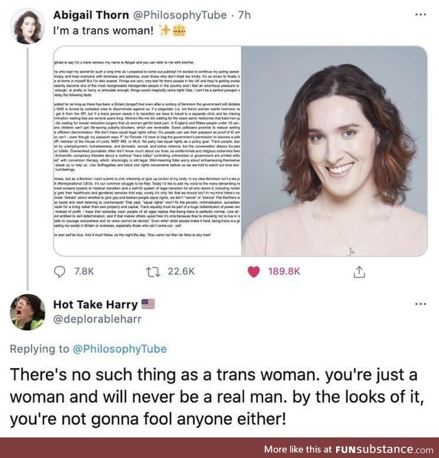 Silly TransWamen, They'll Never Be Men
