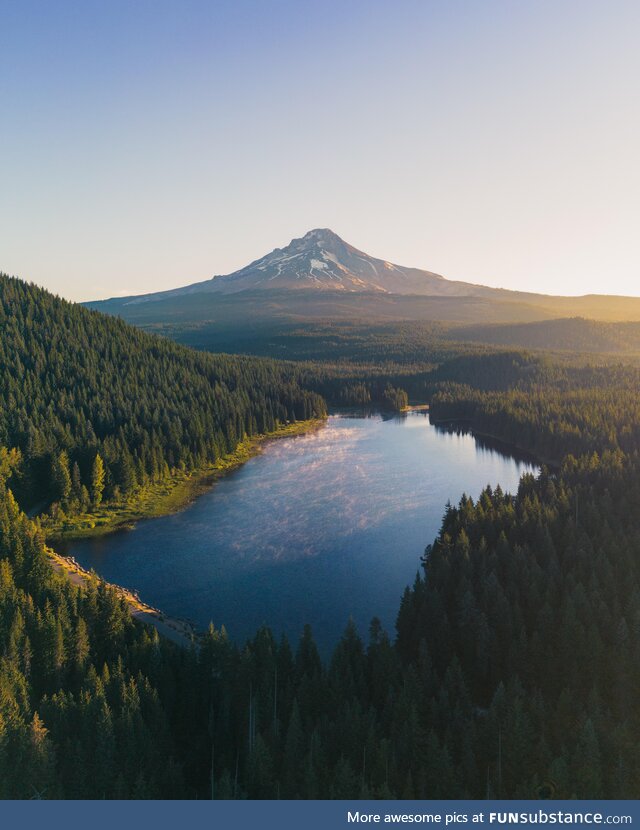 Mt Hood and Trillium Lake