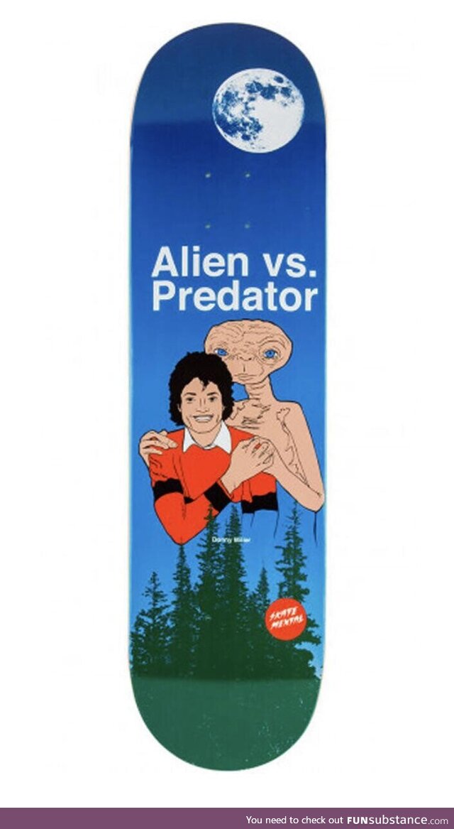 A needed to take a second look at this skate deck!