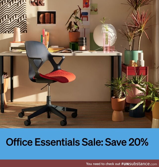 Save 20% on performance seating that fuels your focus, inspiration, and creativity