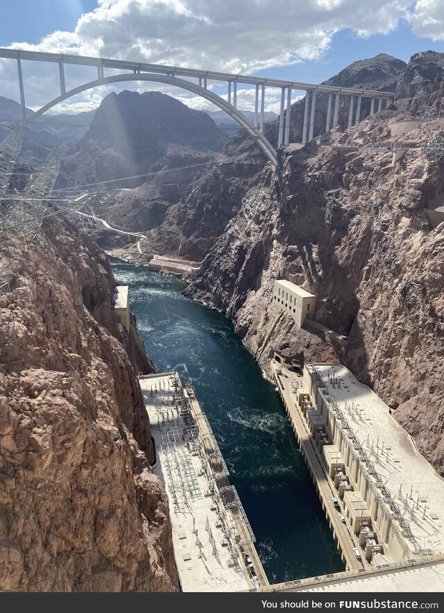 From the top of Hoover Dam