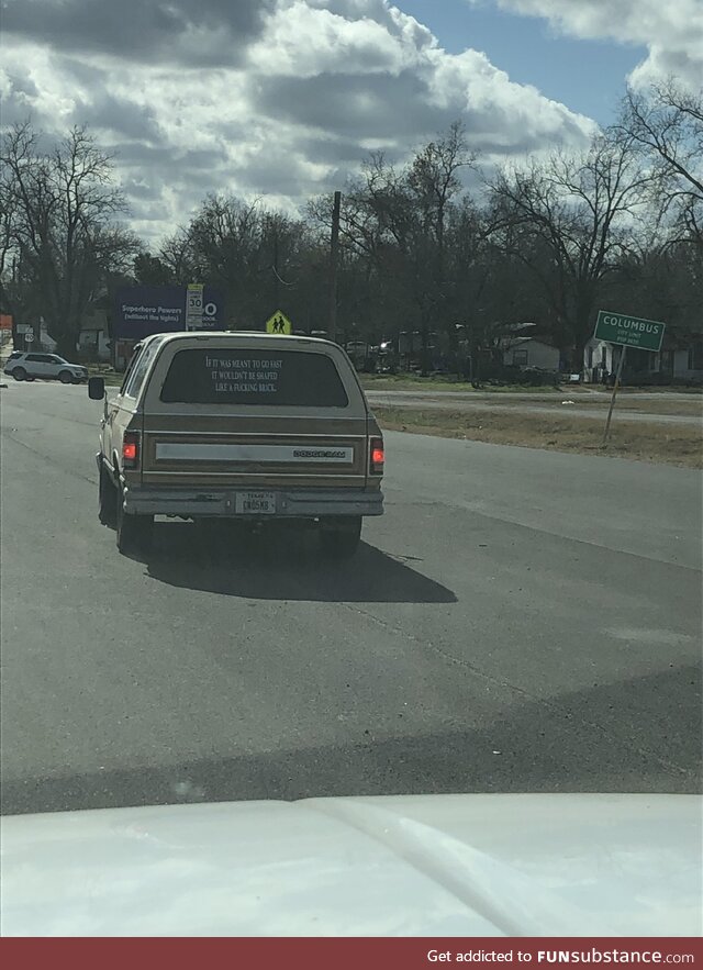 (OC) saw this honest beauty today