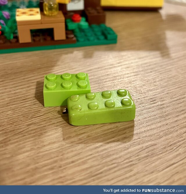 Lego after 15 years on a keychain