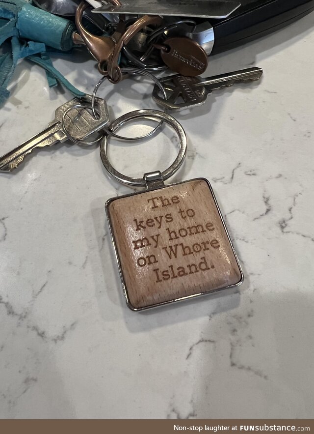 Oh thank god, I found my keys