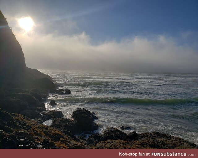 Had the day off so I drove out to the Oregon coast. It was quite pretty out