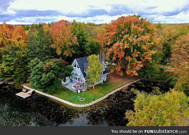 My wife and I designed & built our house in rural Ontario. Sharing how beautiful autumn