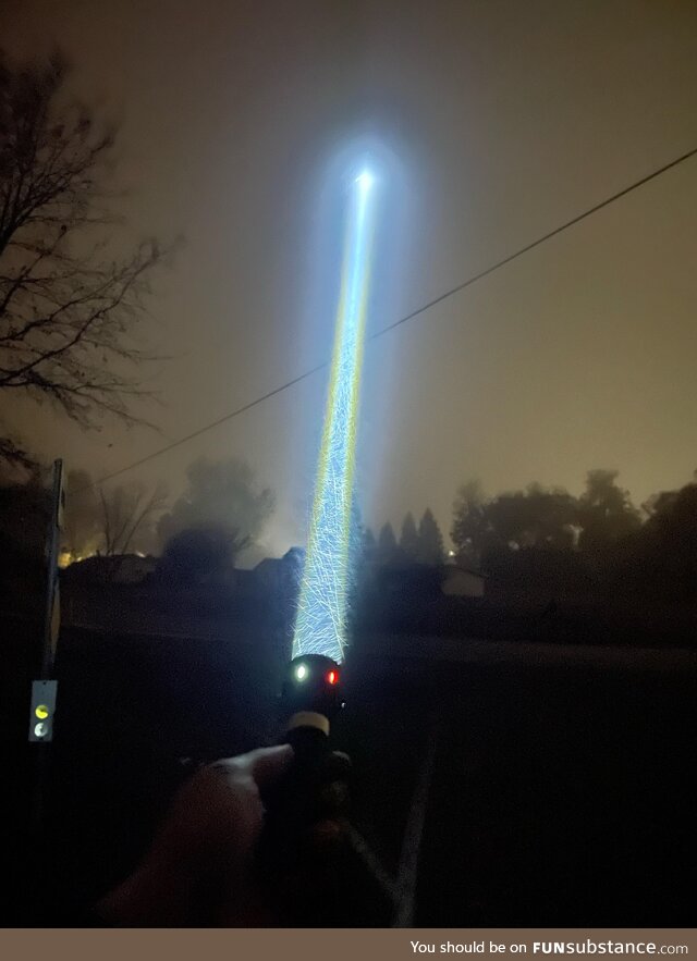 Just trying out my pocket laser