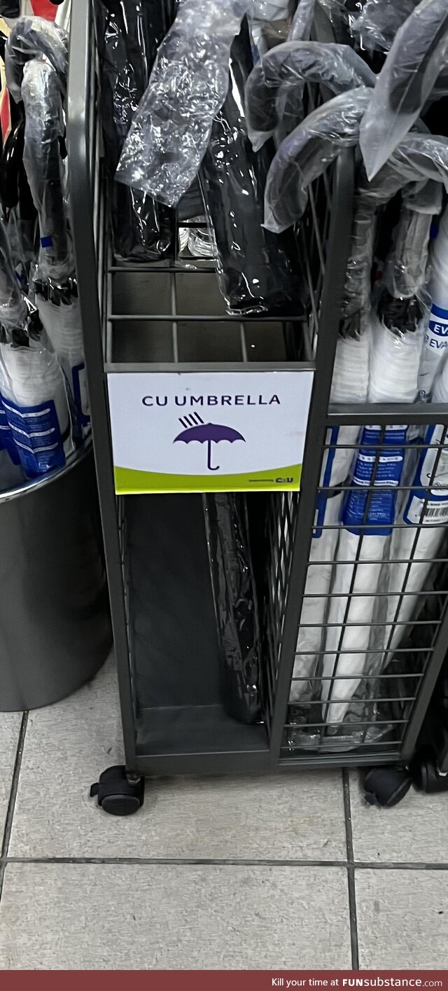 Didn’t know they made umbrellas for this