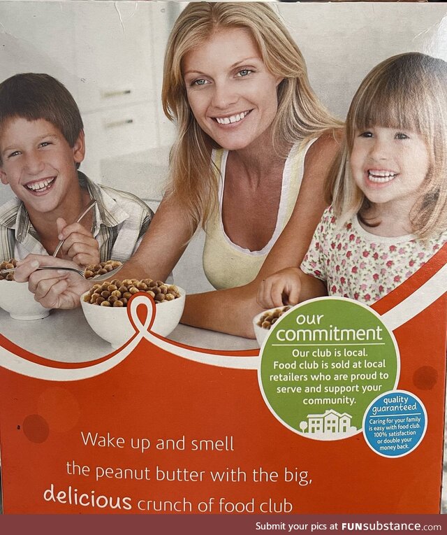 Most accurate parenting face I’v seen on a cereal box