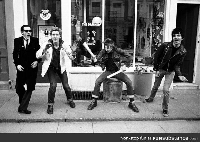 British Punk group, The Damned.1970's