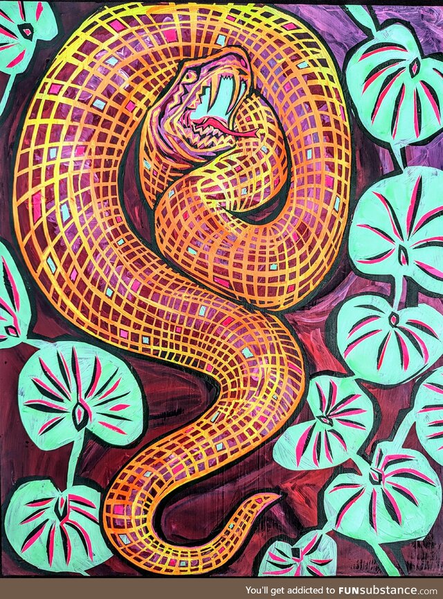 Cottonmouth Disco by Brunky Art