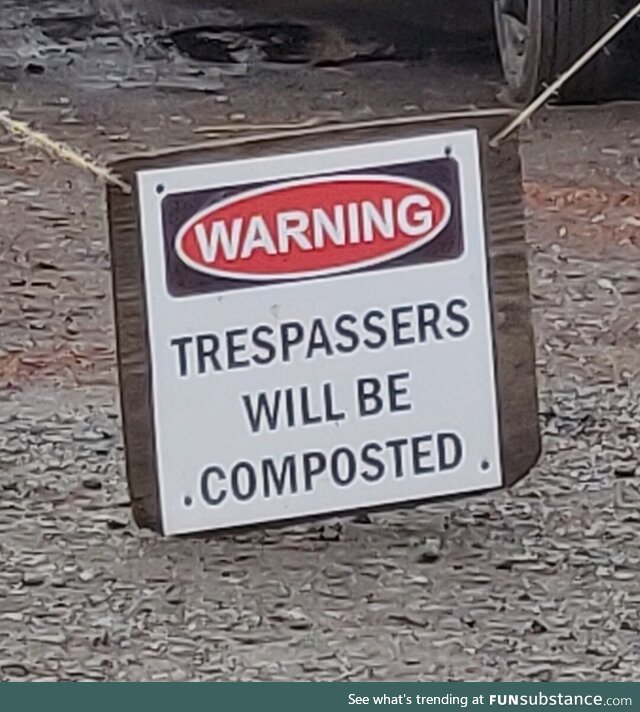 This sign at local garden center