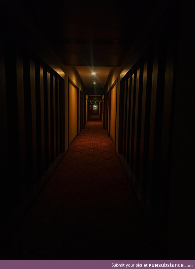Room No. 1313 on 13th floor of a Hotel Lobby. [OC]