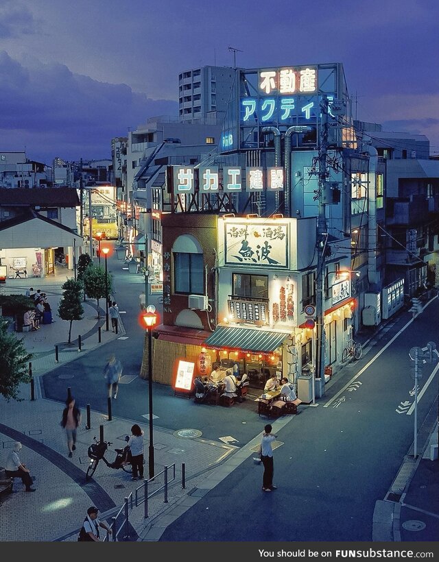 A popular photo spot in Tokyo shot on film