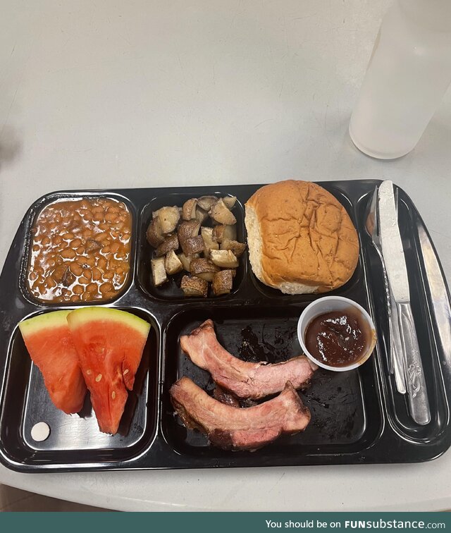 Dinner at a homeless shelter (Sioux City, IA)