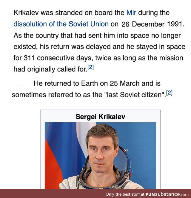 The last soviet citizen