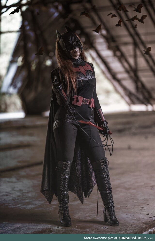 I cosplayed and edited myself as Batwoman