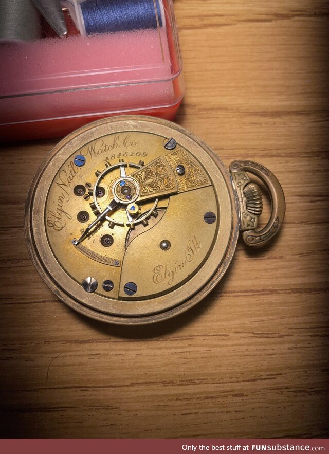 130 year old Elgin pocket watch