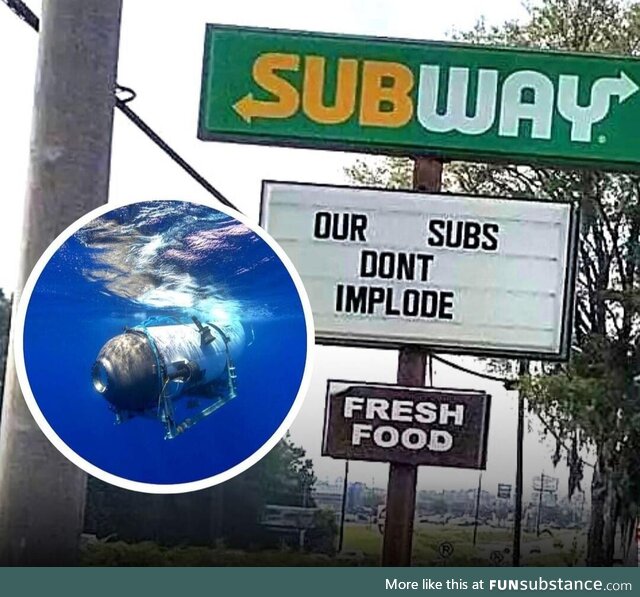 Subway sign