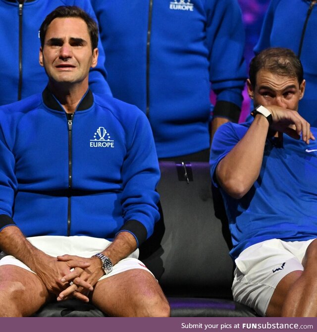 Roger Federer's last match, a picture that will remain immortal