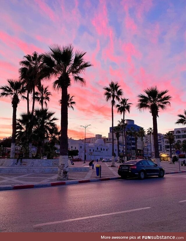 Look at the beauty of the sunset - Tunisia