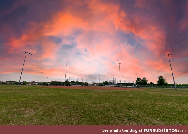 [OC] Took a picture of the softball field