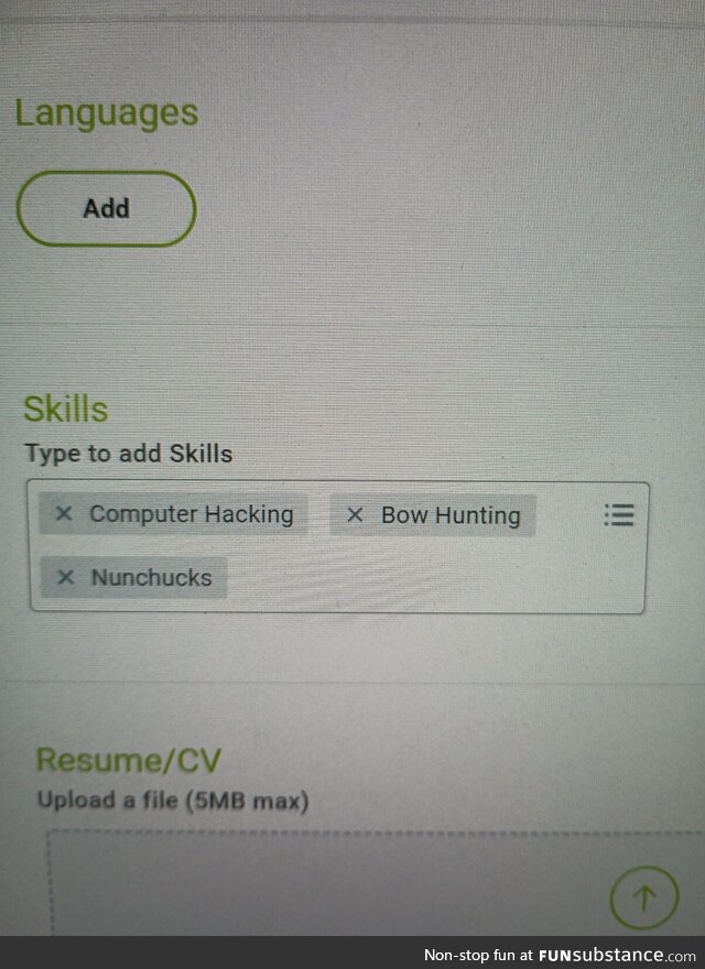 I'm filling out job applications for large corporations(this is Regions Bank) and these