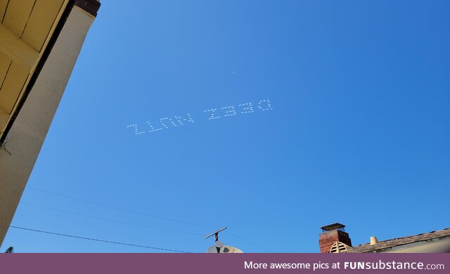Saw this in the sky