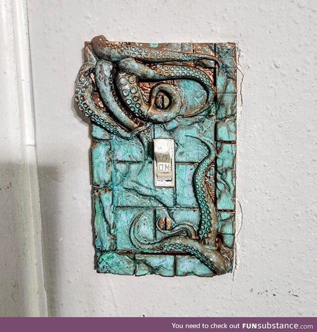 A tentacled ancient light switch