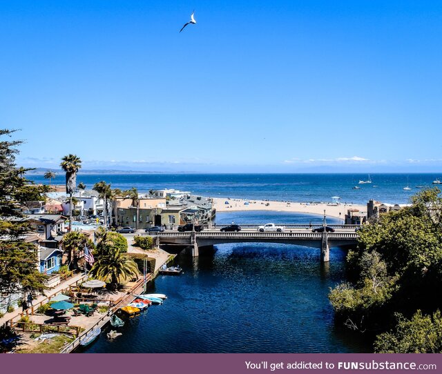 Summertime at Capitola Beach, California