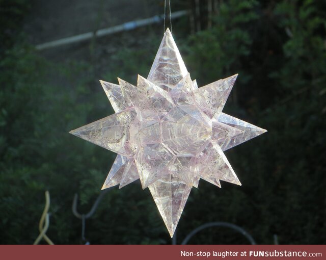(OC) Hand made, crystal 26 point star