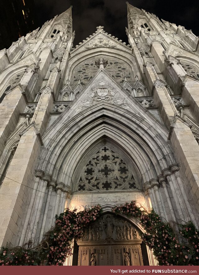 St. Patrick's Cathedral on Fifth Avenue in Manhattan/New York
