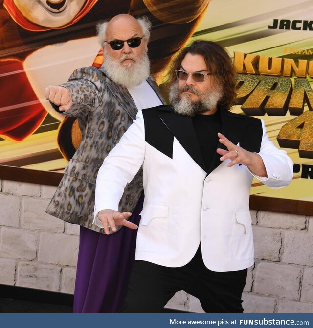 Tenacious D at the premiere of Kung Fu Panda 4 in Los Angeles, 2024