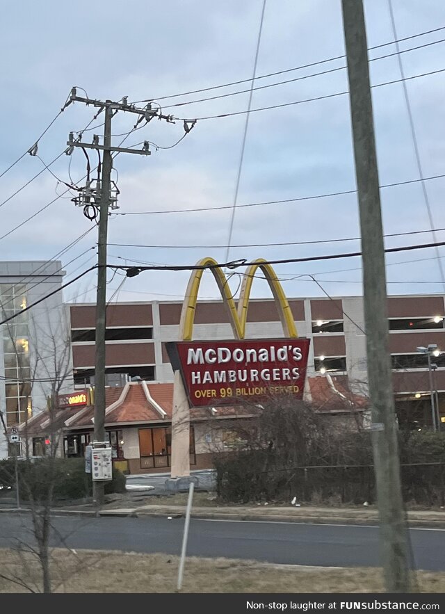 Well I haven’t seen one of these in a while, it’s the McDonald’s building with the