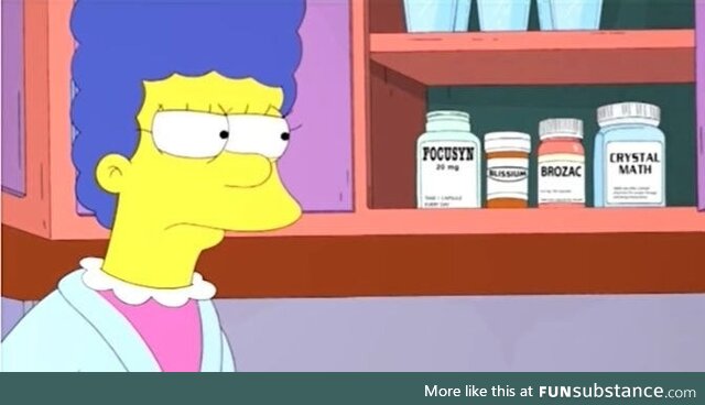 Never noticed this before (Bart's medication)