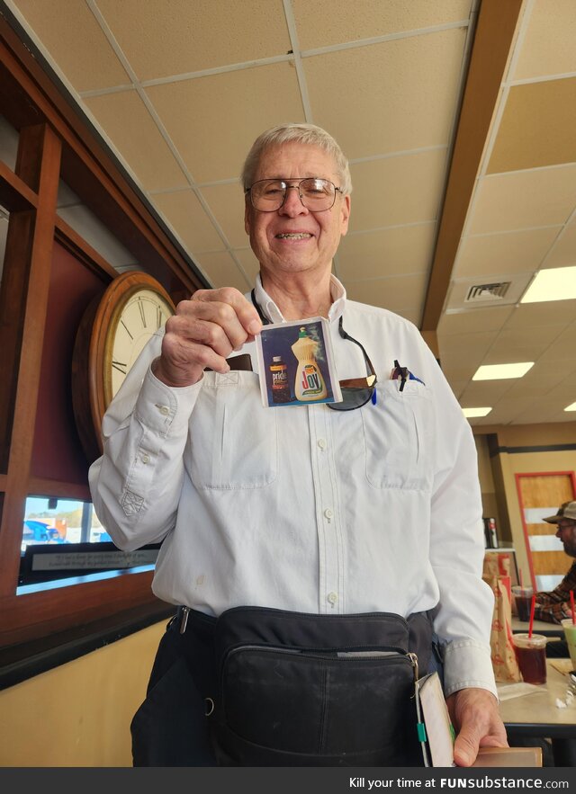 Met Wayne on a road trip, he has been carrying a picture of his pride and joy for 50 years