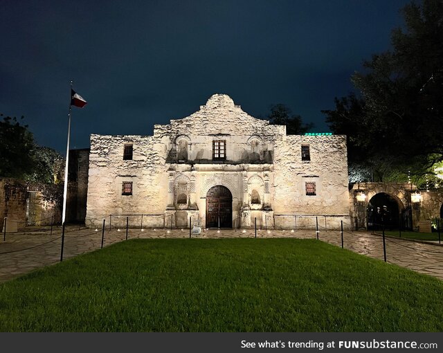 My first time seeing the Alamo