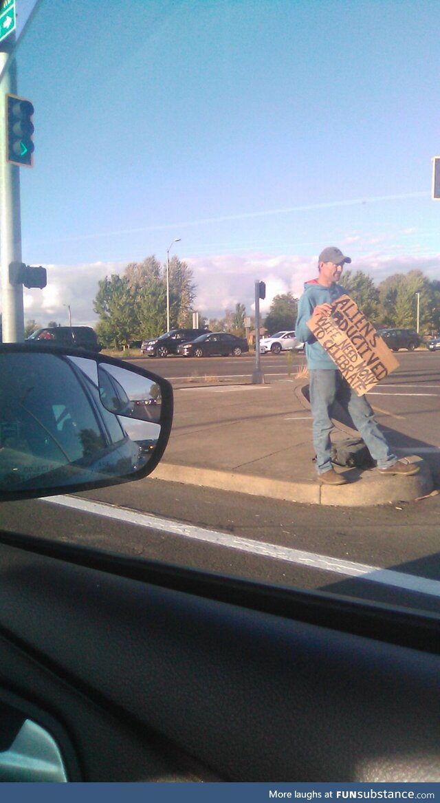 (OC) Taken last year in Salem, Oregon. [Aliens abducted wife. Need money to celebrate]