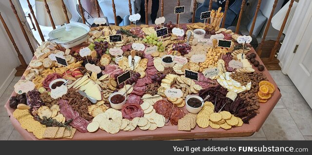 My sister's Christmas charcuterie board