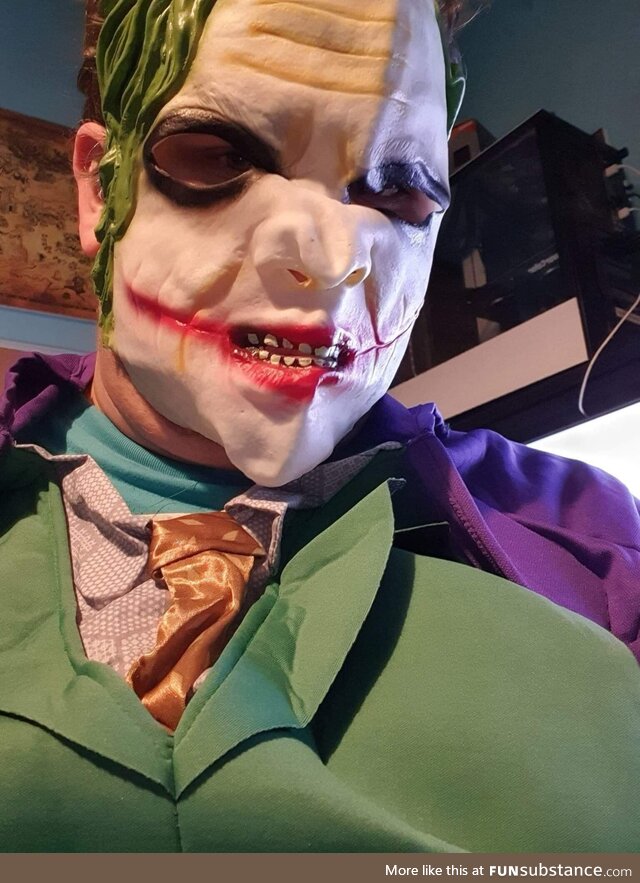To the guy with the batman mask l raise you, discount joker