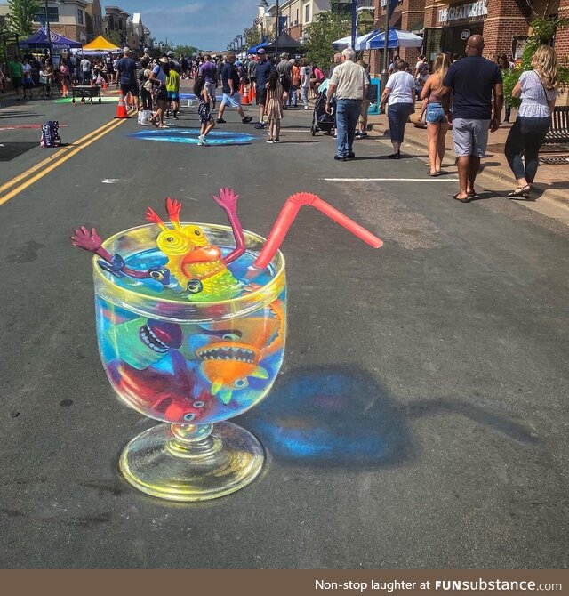 I did this at the last chalk festival. [OC]