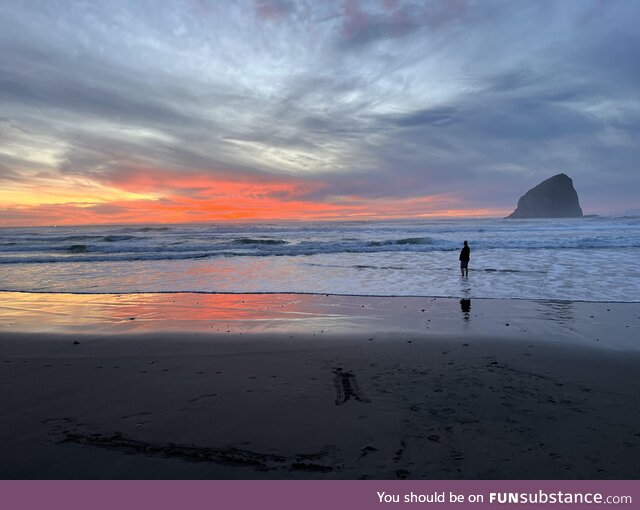 Was lucky enough to spend New Years Eve on the beach with my fiancé