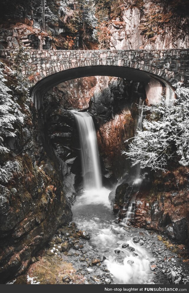 Christine Falls in Mt Rainer National Park