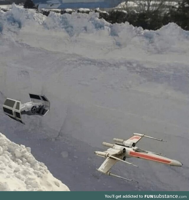 The snow here is California is getting really bad