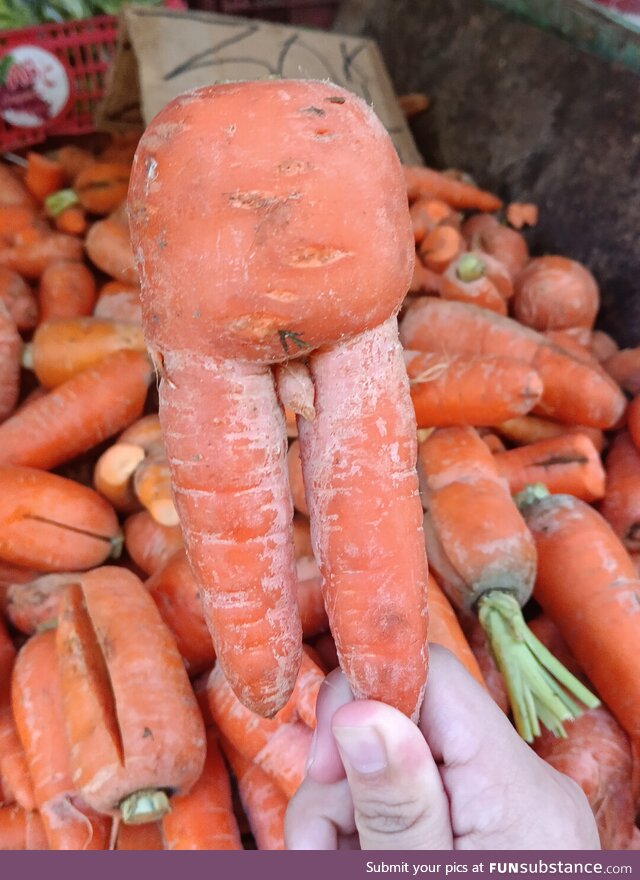 A cute carrot that I found