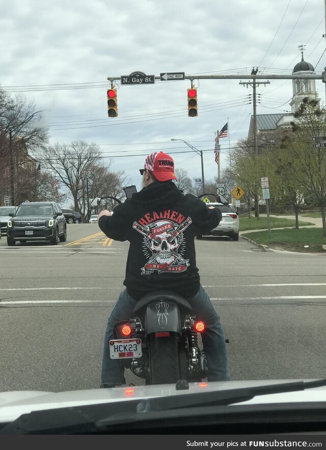 The hat/shirt combo really says it all